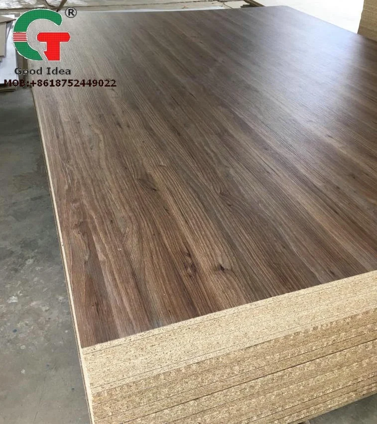 
HMR green color particle board melamine paper laminated chipboard 