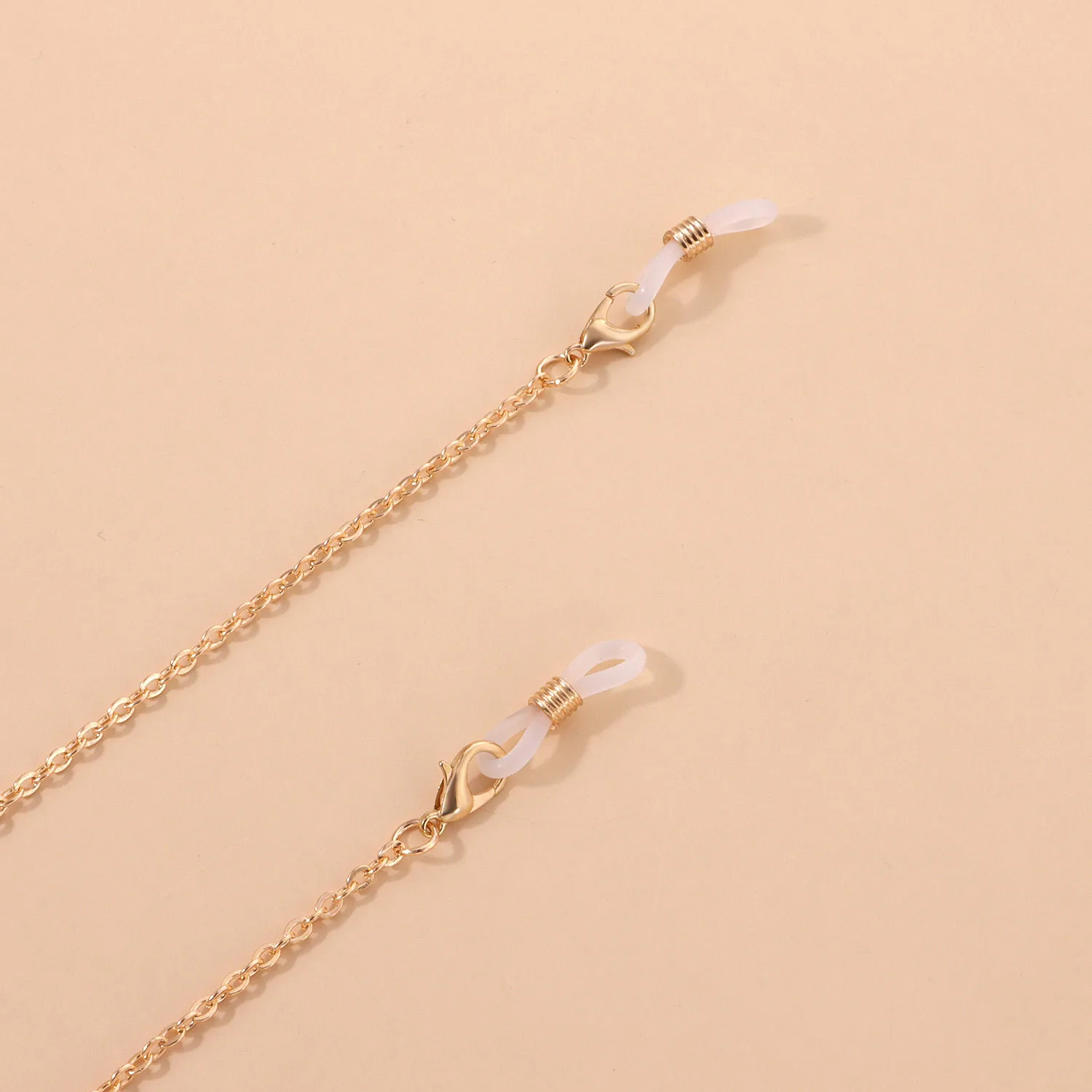 Vintage Simple Multi-Purpose Mask Non-Slip Holder Cord Lanyard Sunglasses Accessories Symmetrical Metal Cross Drop Glasses Chain