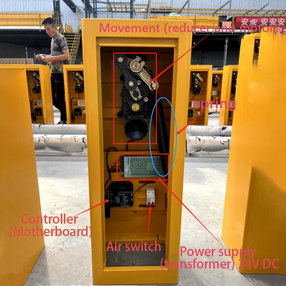 XING GUANG YI Parking System Barrier Brushless Dc Automatic Car Lot Traffic Boom Barrier Gate For Toll Entrance Factory Price