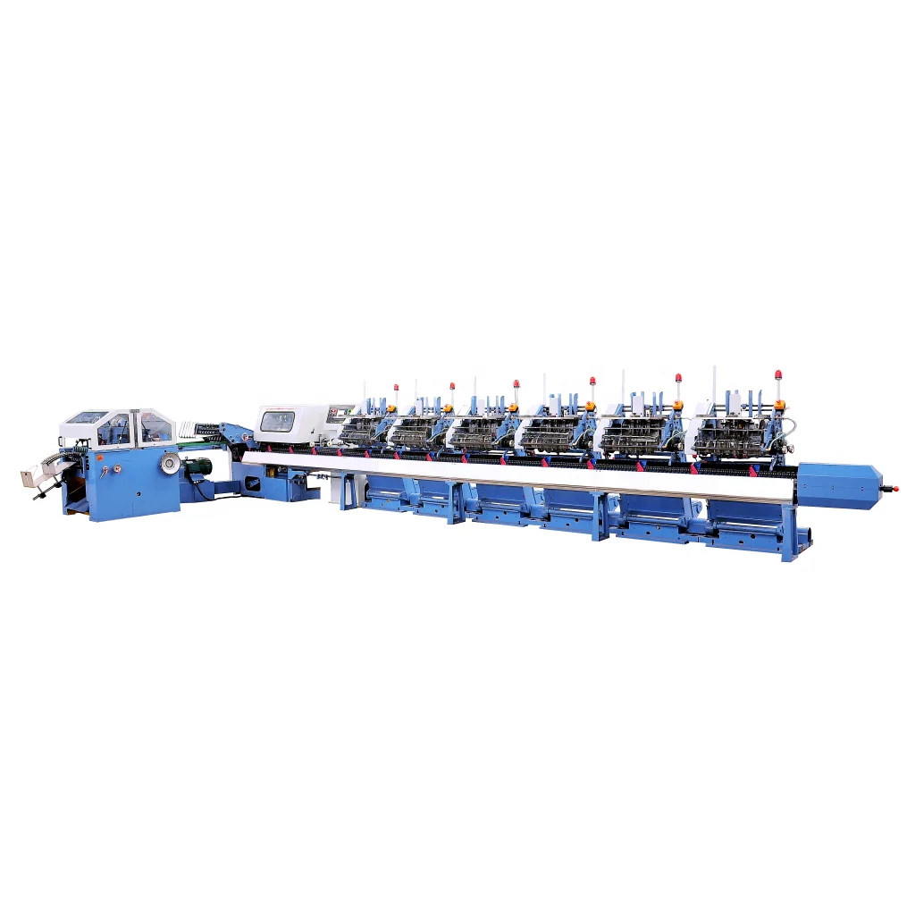 Automatic Book Magazine Muller Martini Auto Book Saddle Stitching Machine Production Line with Three Knife Trimmer