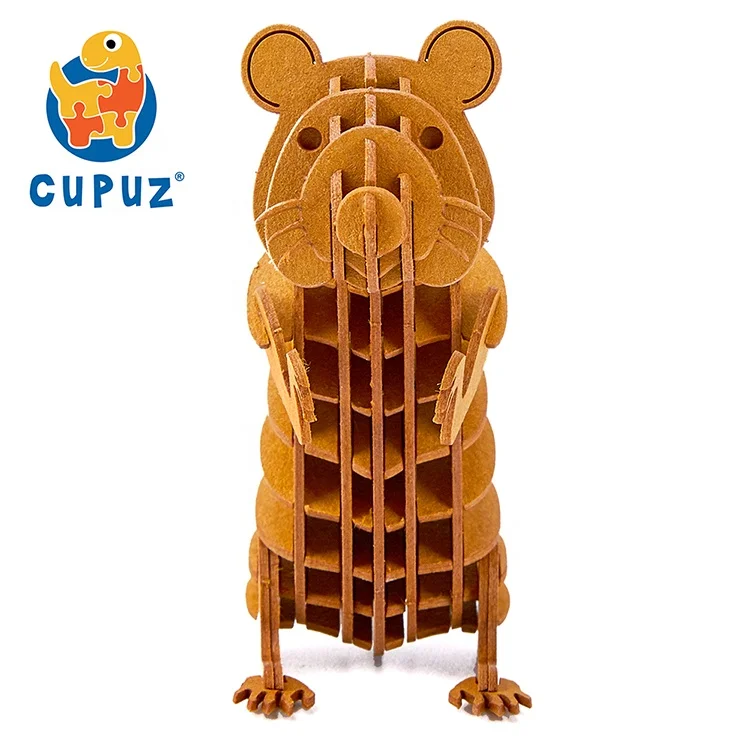 DIY model educational toy 3D puzzles Hamster home decoration board games jigsaw stem play kit kids gifts