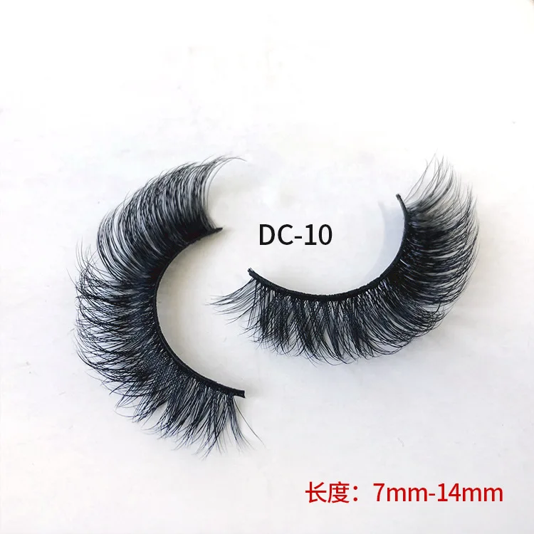 High quality New trend vegan silk plant fiber Lashes 3D faux Mink eyelash Private Label Fast Delivery Russian Strip Eyelashes