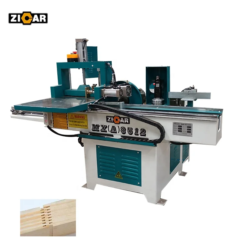 ZICAR Woodworking Wood Board Strip Semi Auto Finger Joint Shaper Making Machine For Window Door Frame