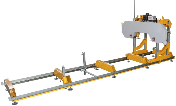 
Horizontal diesel log portable band sawmill for log 