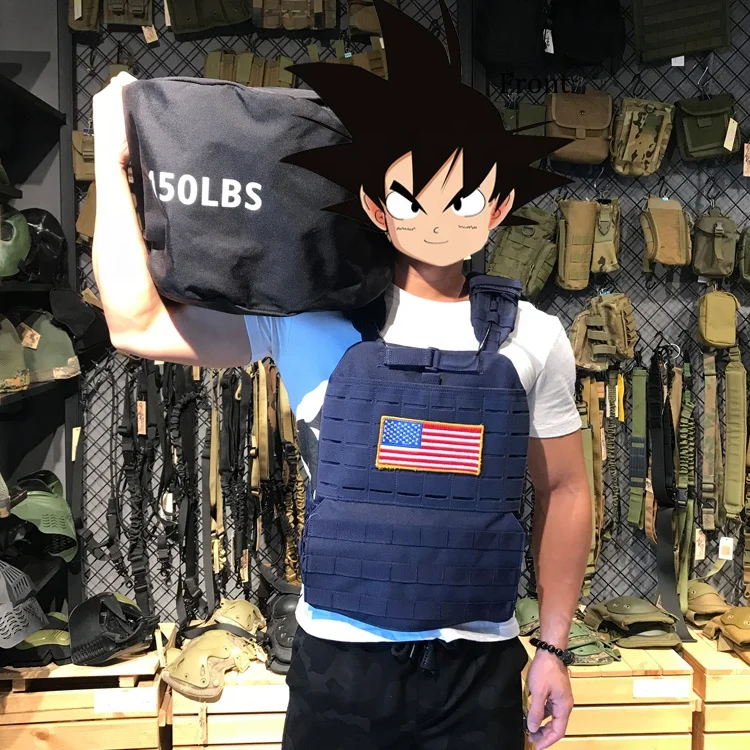 Outfit training weight vest molle vest with 3.75/5.75/8.75 lbs plate carrier vest tactical