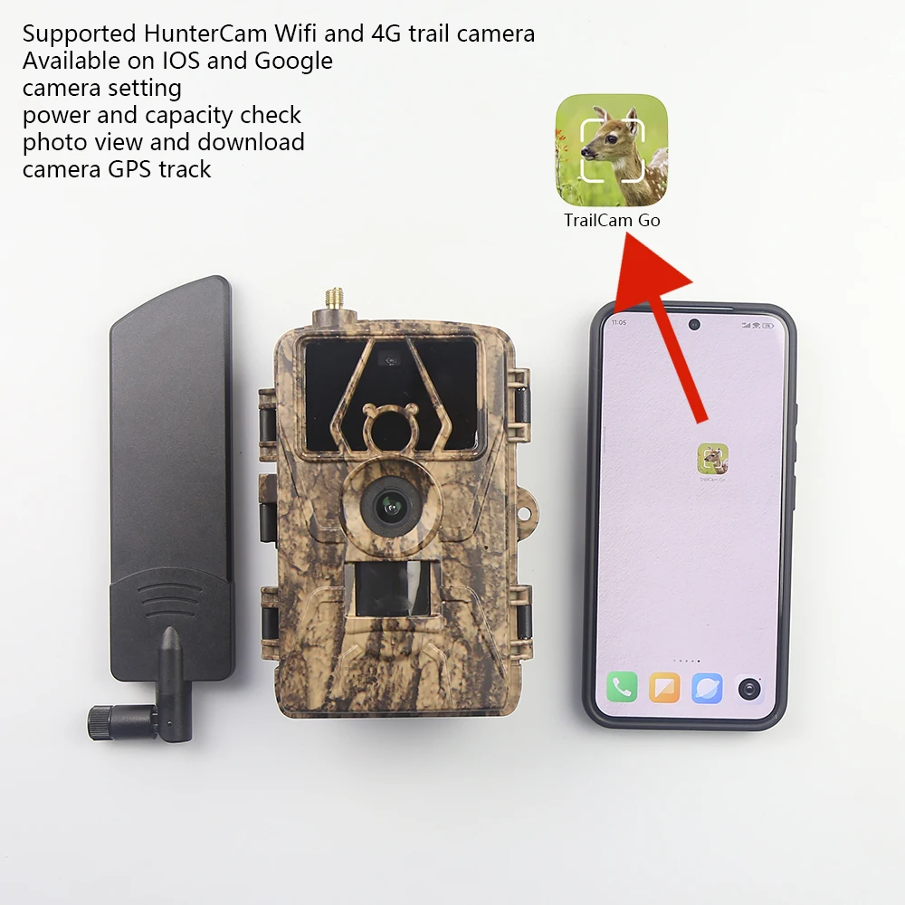 PR801LTE 60MP  4G Trail Camera 8K digital hunting camera  940nm no glow IR light