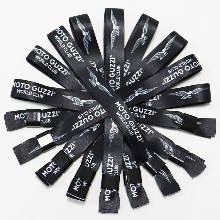 High Quality Personalized Custom Sublimation Bracelets Your Own Polyester Wristbands With Message or Logo, Fabric Wrist Band