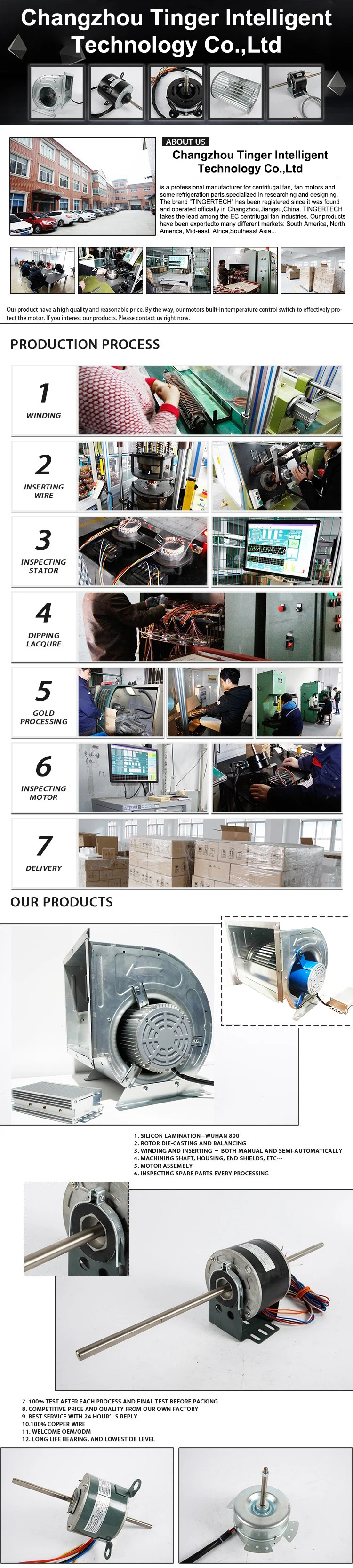 139 Series HAVC Condenser Fan Motor