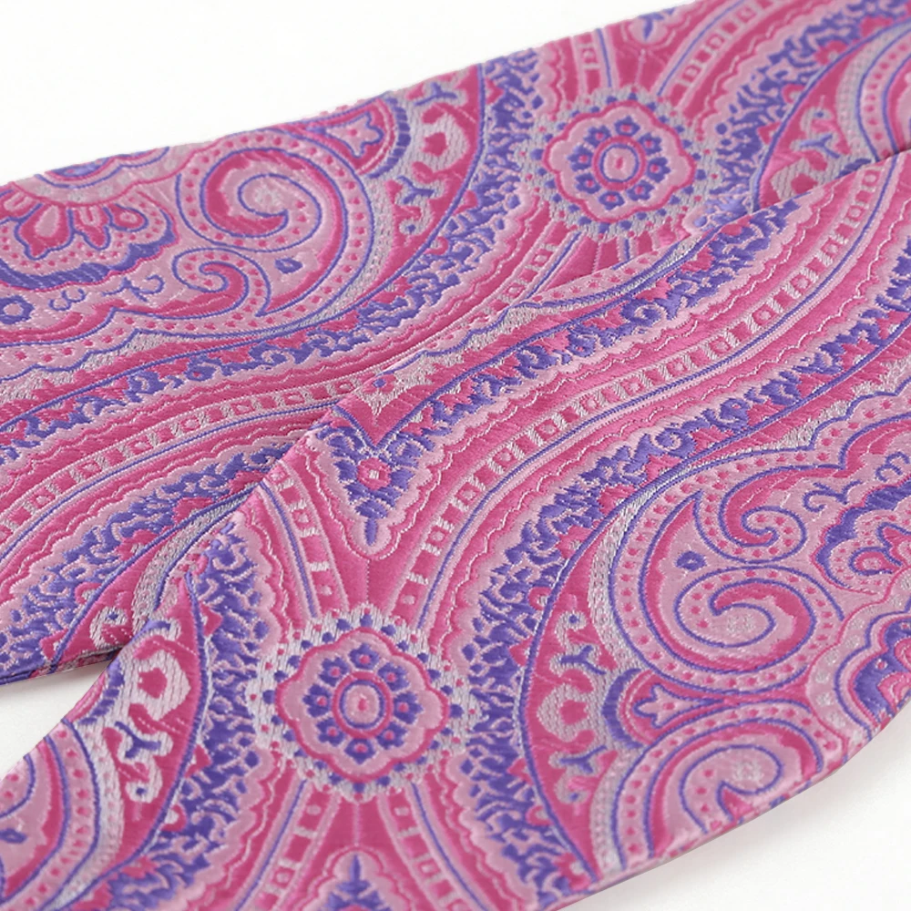 Мужской модный жаккардовый галстук-бабочка «пейсли» для смокинга, набор носовых платков из микрофибры машинной стирки