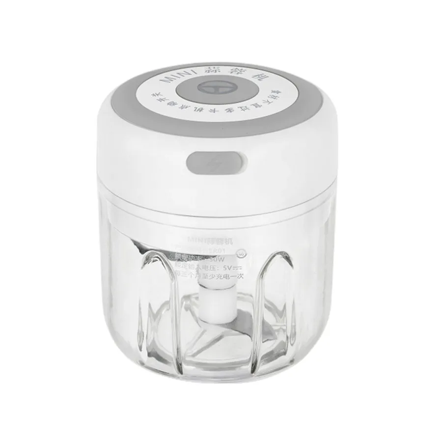 Amazon Top Seller Kitchen Vegetables Blender Garlic Cutter Mini Electric Food Meat Vegetable Garlic Grinder Chopper