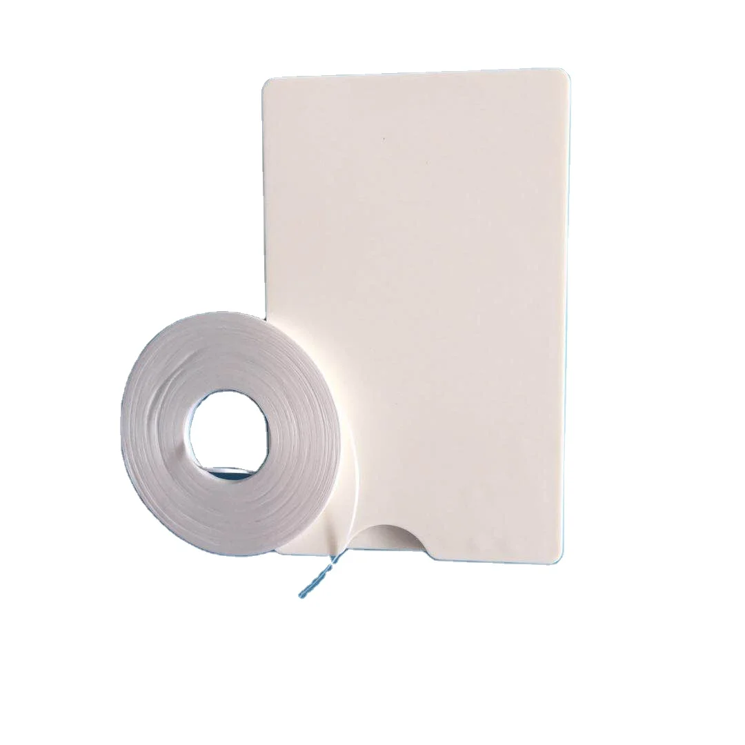 polyester floss dental floss card