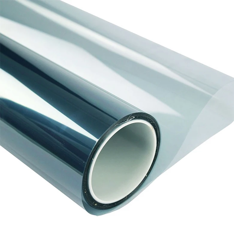 China SOLAX proveedor original etiqueta engomada del coche UV400 cuidado de la piel nano pelicula HF75100 papel azul claro
