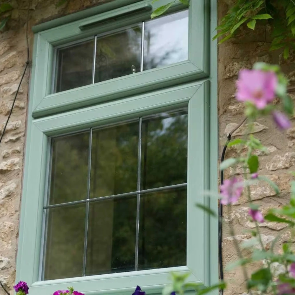 Custom Color Readymade Window Office Inserts Aluminum French Windows Designs