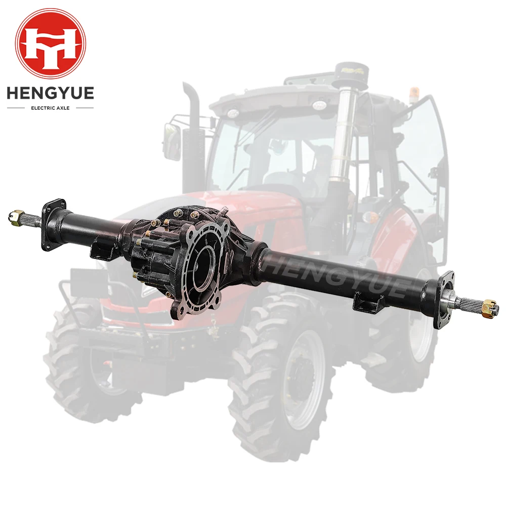 
Rear axle assembly tractor rear axle with electric engine 