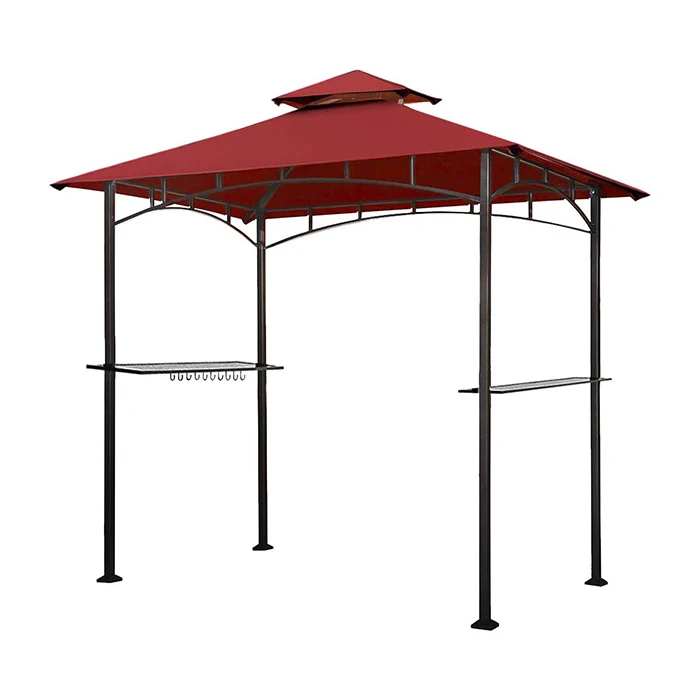 Grill Gazebo 8 x 5 Double Tiered Outdoor BBQ Gazebo Canopy gazebo tent pergola waterproof outdoor 3x1,5