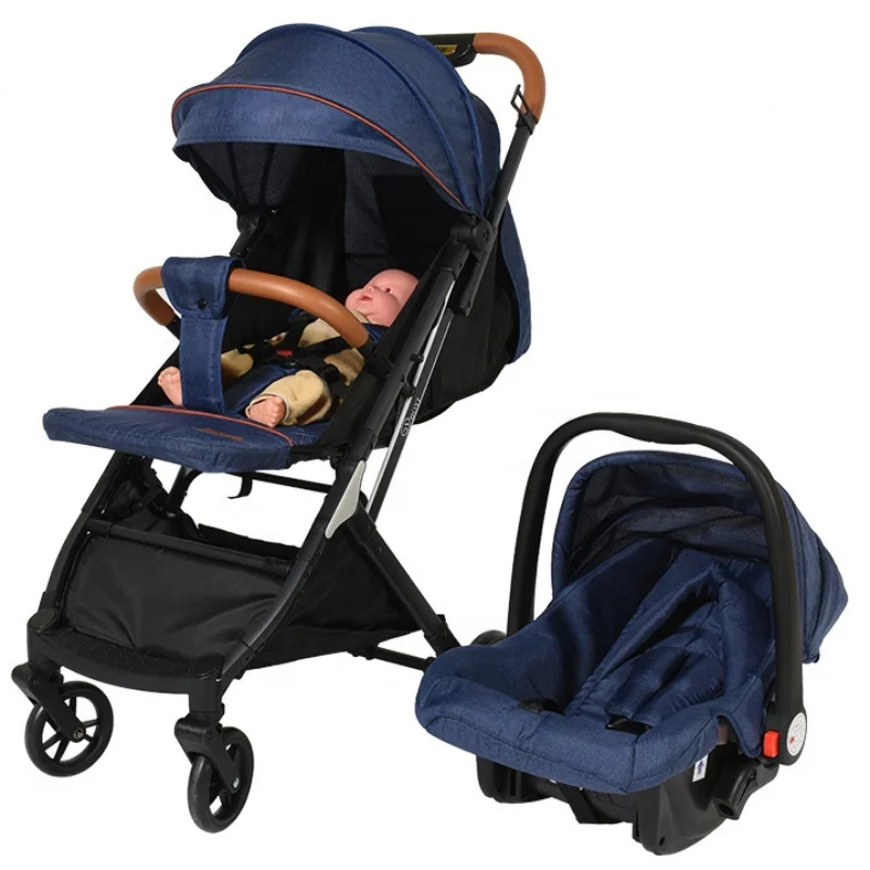 Coches Para Bebes Baby Car Seat And Strollers Baby Pram Kinderwagen 3 En 1 Foldable Baby Stroller 3 In 1 With Car Seat