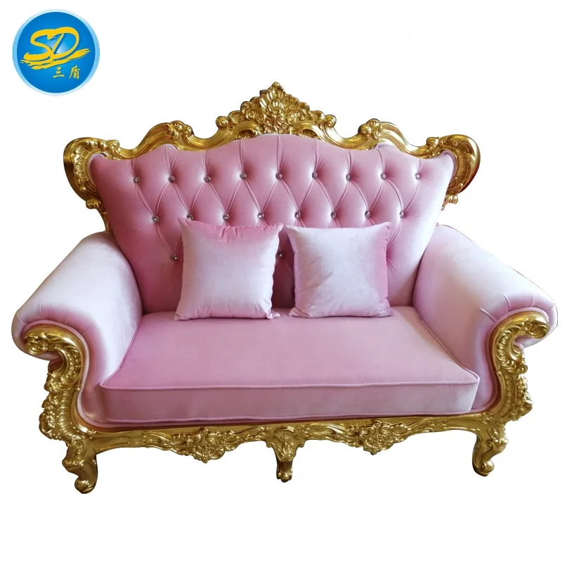 Оптовая продажа, высококачественный диван на два места для свадебного торжества, банкета в аренду