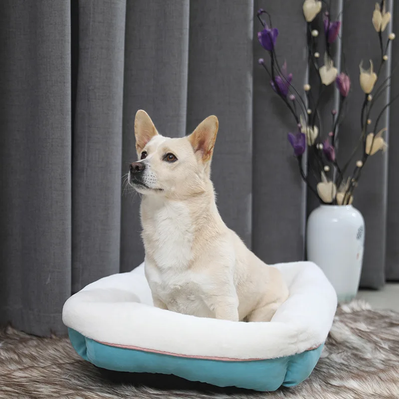Washable Best Removable Calming Cat Dog Pet Bed Comfortable Warm Deep Sleep Pet Nest