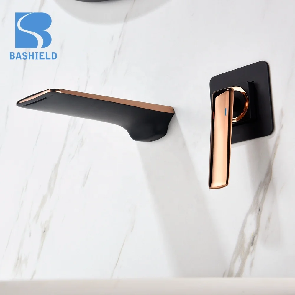 Wash Basin Brass Sink Double Hole Mixer Conceal Faucet Basin Faucet Height