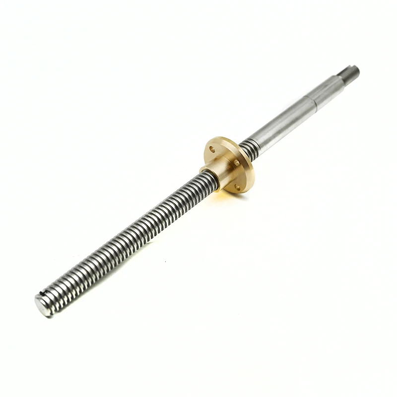 4 запуска Tr8 * 8 левая и правая резьба 8 мм диаметр трапециевидный свинцовый винт с латунной гайкой