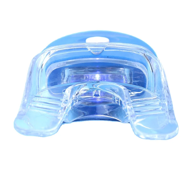 Silicone Teeth whitening custom logo OEM Dental anti-snoring Grinding Mouthpiece Mouth braces Guard tray for blue light