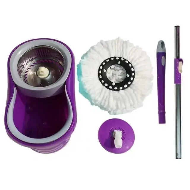 High Quality 360 Magic Mop Microfiber Rotating Cleaning Dry Wet Spin Flat Mop Bucket with wringer