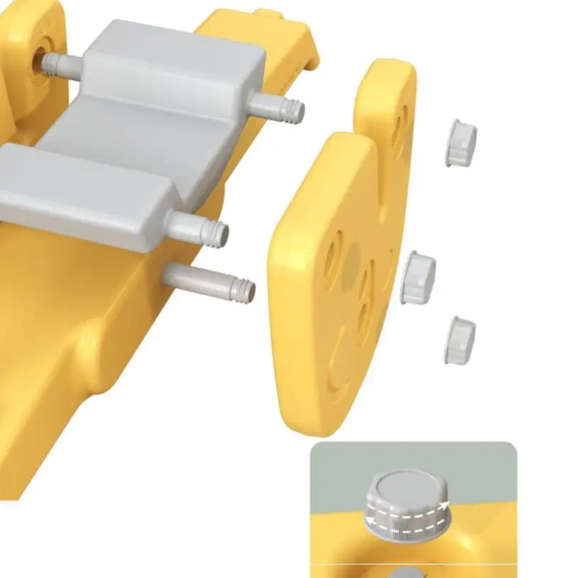 Heavy Duty White Yellow Pink Blue kids seesaw soft play rental business party toy seesaw indoor outdoor birthday toddler seesaw