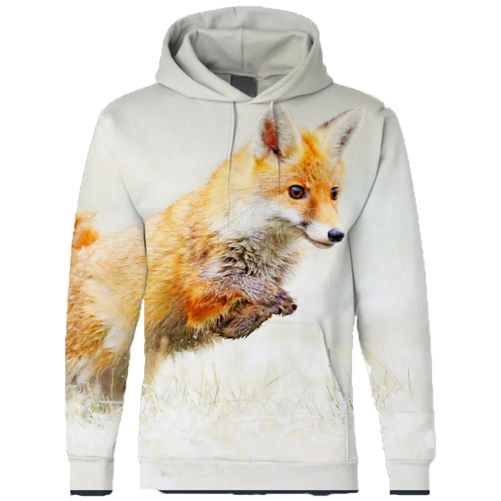 
Bulk Wholesale Xxxxl 3D Animal Printed Men Pull Over Sweatshirt Good Quality China Clothes Custom Hoodies 