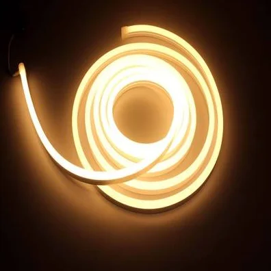  12 В/24 В 8 Вт IP68 120LED /M 0816 18 мм силиконовая Неоновая Гибкая светодиодная