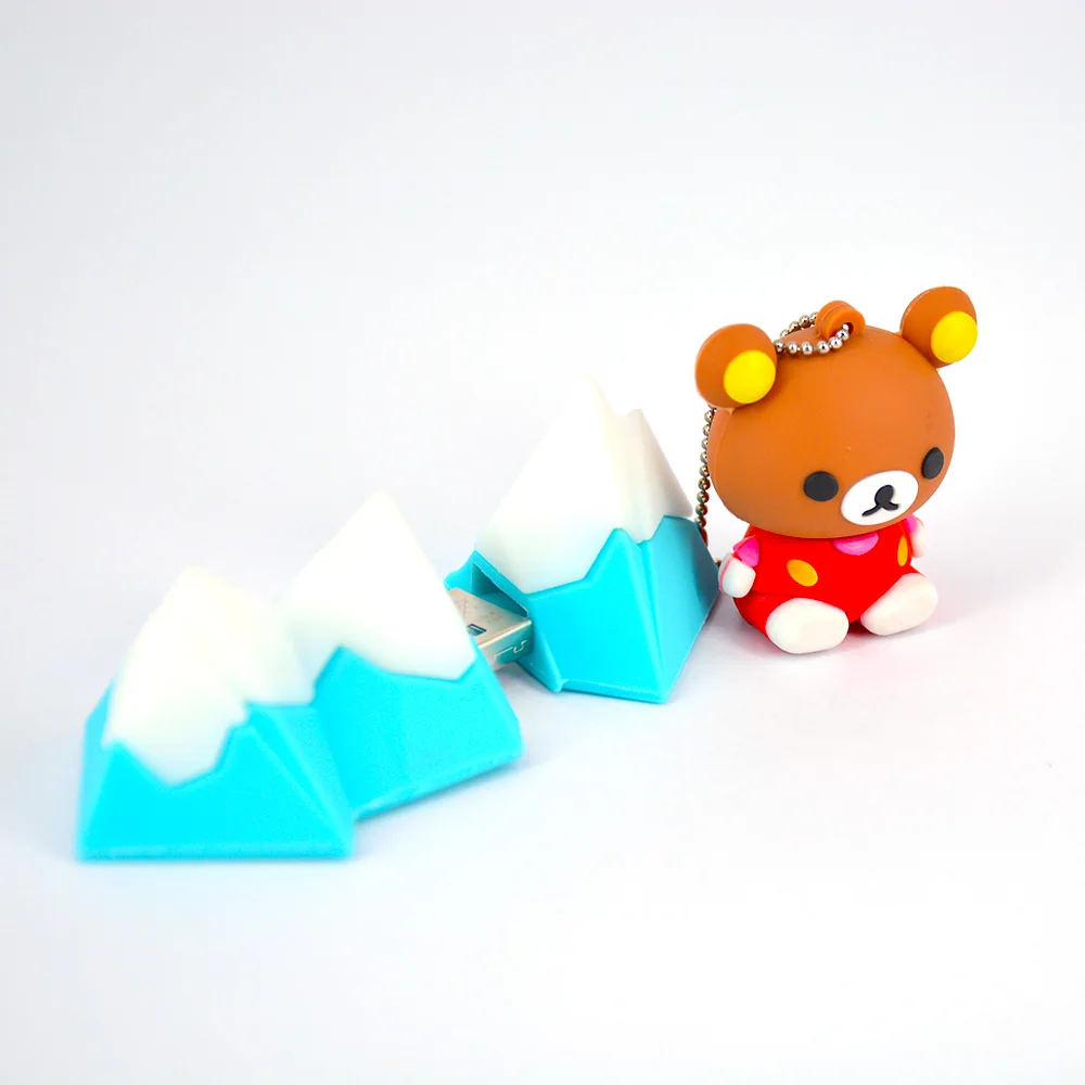 Custom PVC USB drive cartoon PVC U disk 8gb 16gb 32gb PVC usb