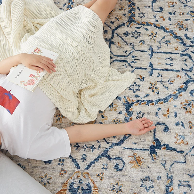 Artistic Weavers Vintage Retro Distressed Turkey Boho Unique Area Rug Carpet for Home Hotel Office Arcade Decoration