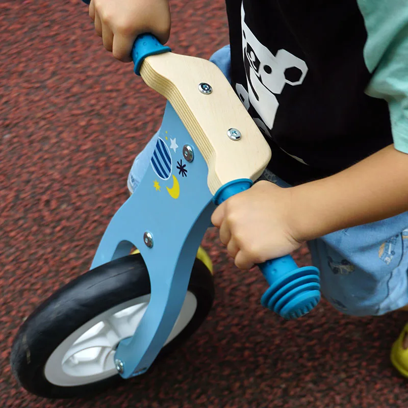 wood balance bicycle baby walking running bike toddler kids wooden balance bike