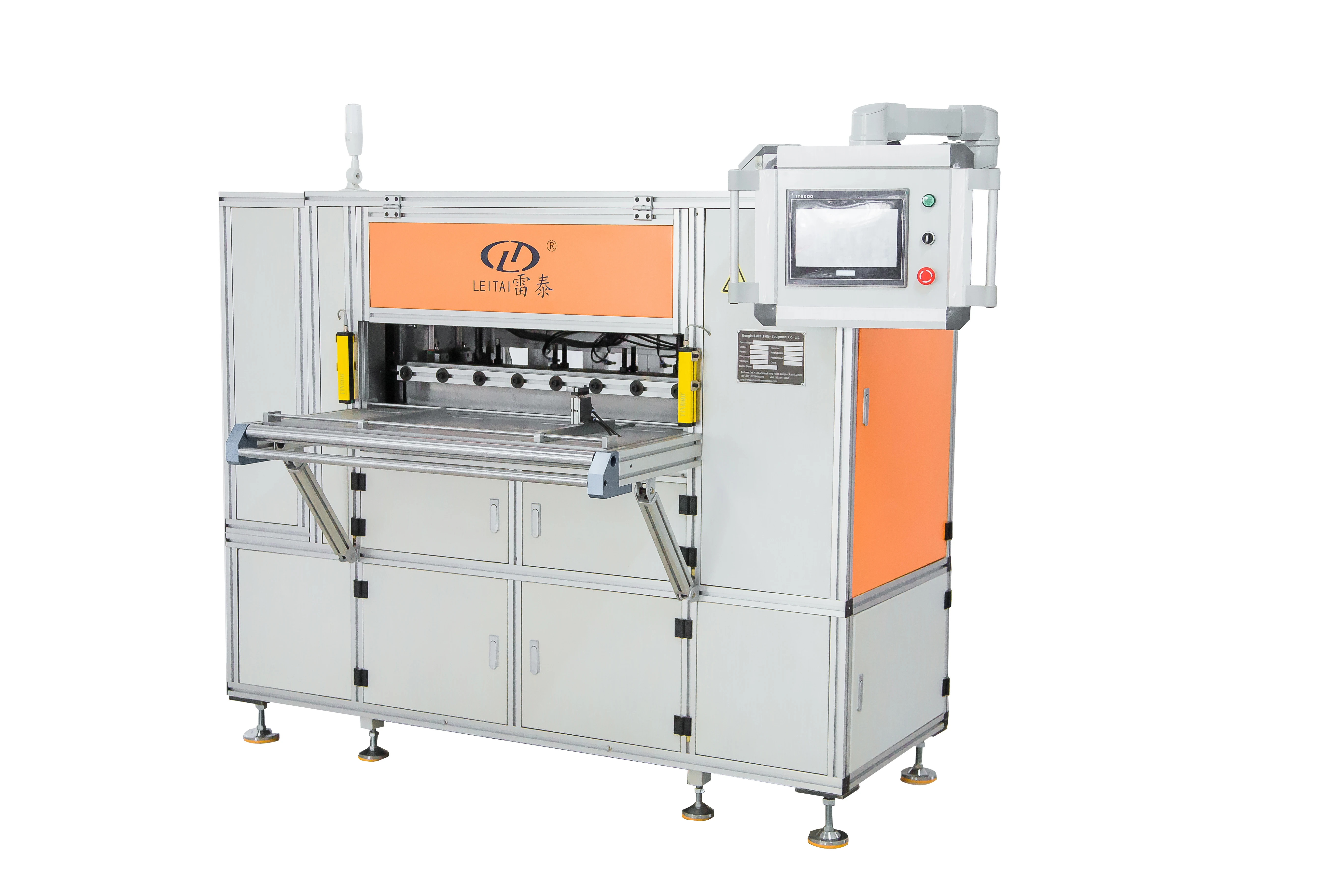 Semi-automatic filter paper folding machine pleating machine for air filter