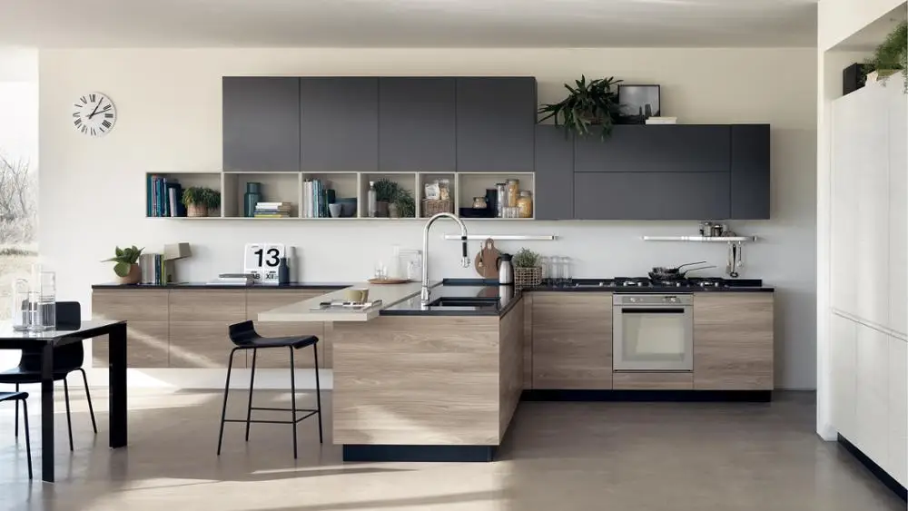 Ideal 9123 cover cabinets cuisine&maison kitchen cabinet black designs modern from china