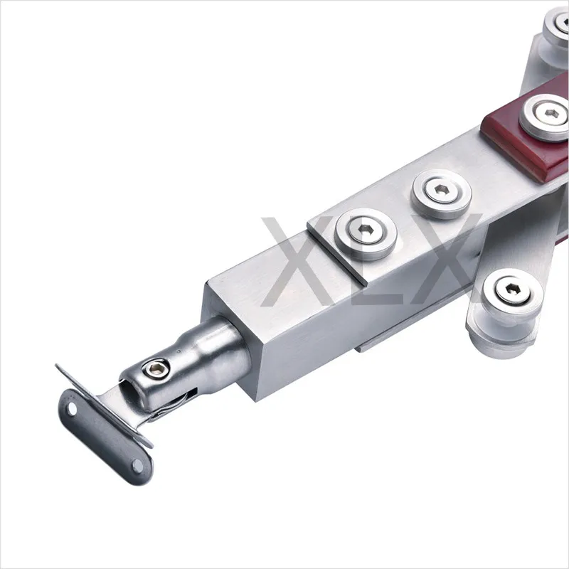 Easy installation stainless steel glass railing pillar balcony balustrades handrail stairs stand post column China hardware