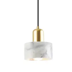 Chandelier light luxury Nordic Modern Marble Chandelier Pendant Light For Restaurant Balcony Bar Bedside Decorative Lamp