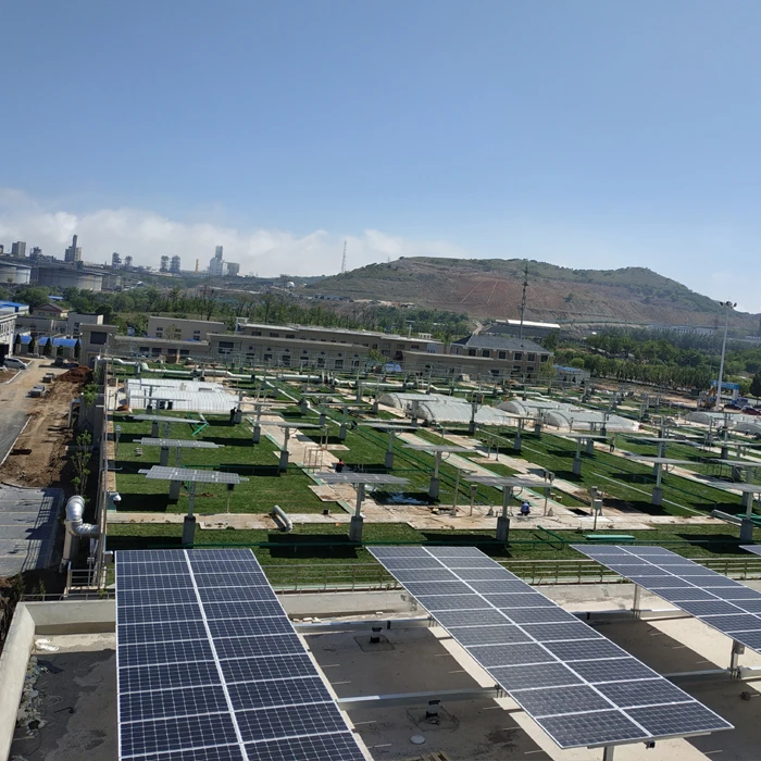 Low price high quality Ground kit grid system flat single axis pv tracker solar system