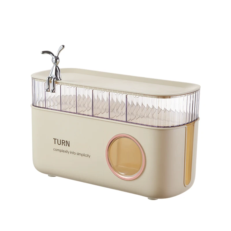 Morden Two Layer Charging Cable and Extension Socket Management Organizer Storage Box