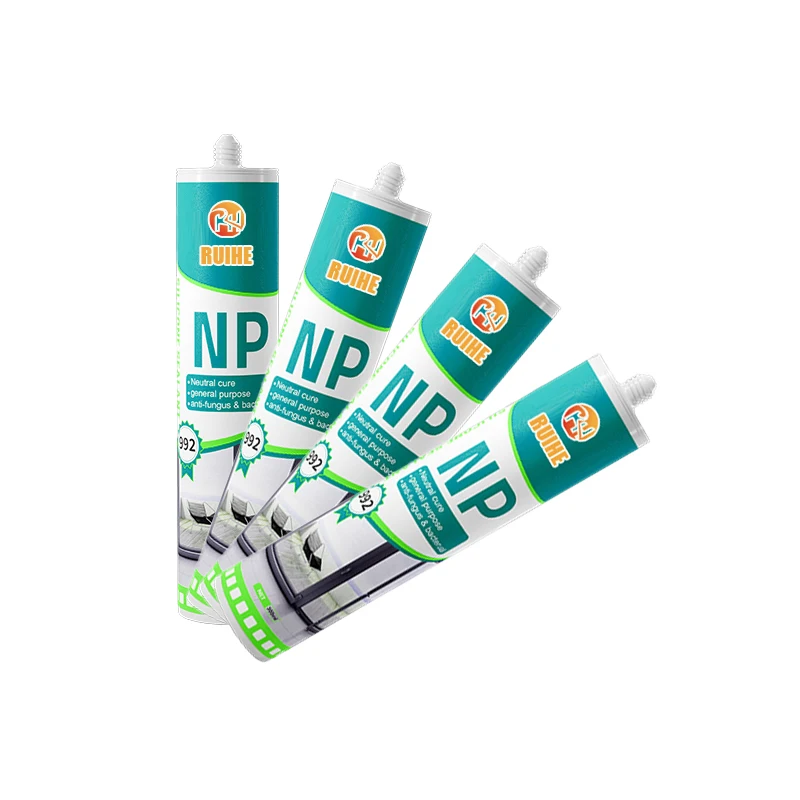 White transparent neutral waterproof structure NP acid acetate silicone sealant OEM 100% silicone sealant