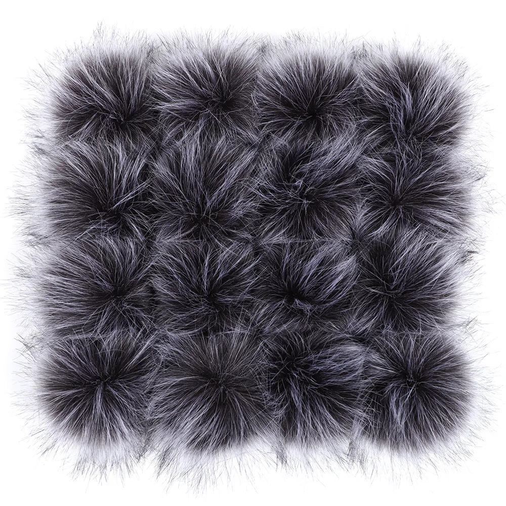 Wholesale Clothing and Footwear Accessories Color Faux Fox Fur Pom Pom Ball For Hats