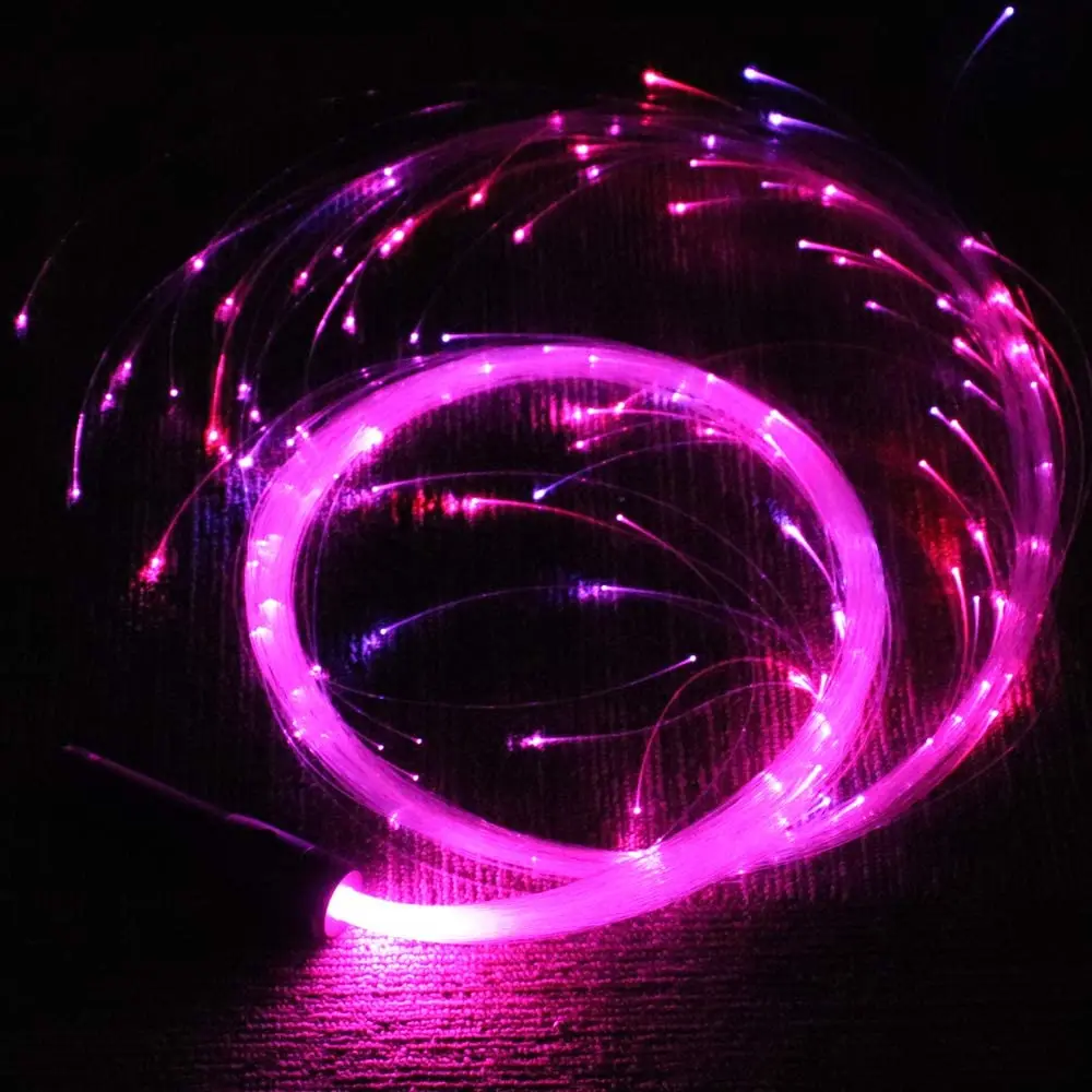 Fluroresin Cladding PMMA Plastic Underground Optical Fiber Cable POF LED Lighting Fibers Optic for starfield ceiling