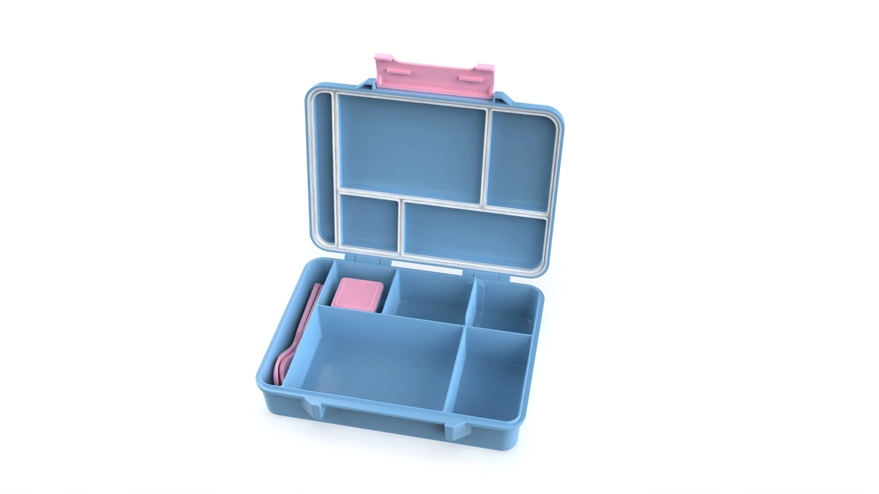 AOHEA new kid bpa free pp compartments Microwaveable sealed lunch box bento picks fiambrera lunchbox kids chill -