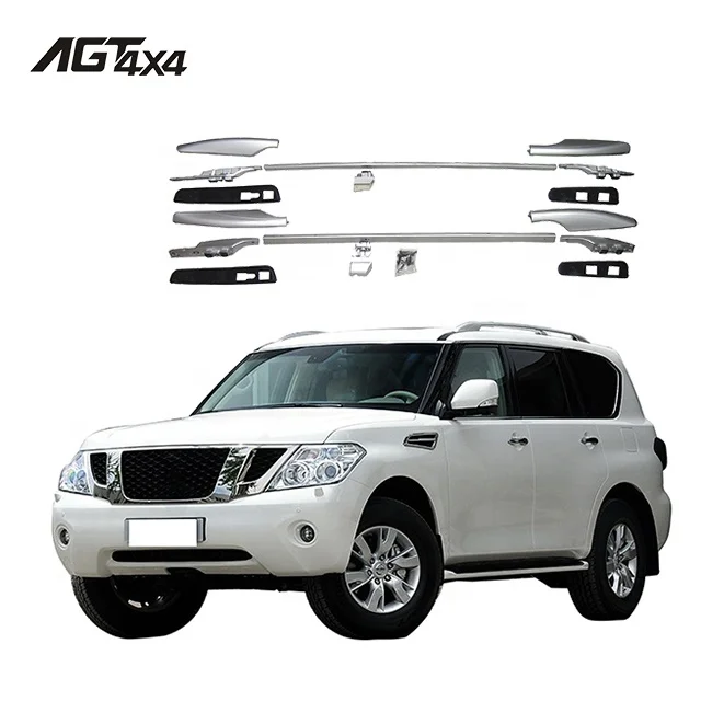 
AGT4X4 Car Roof RAIL Aluminium Roof bar FOR Nissan Patrol 2016+ Auto Accessories Roof Rack 
