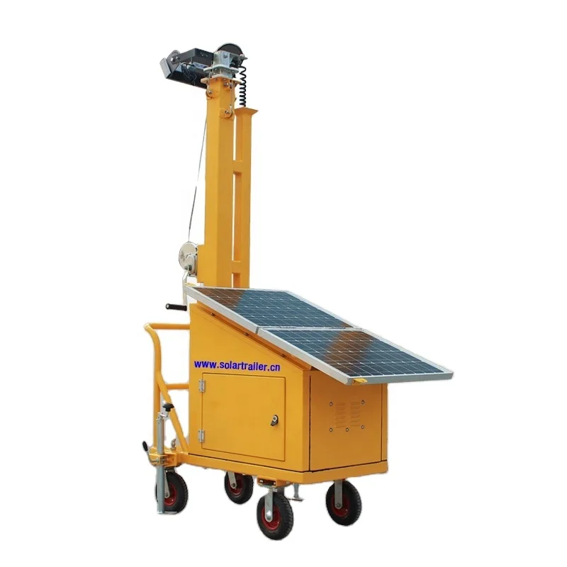 4-12m telescopic mast for camera