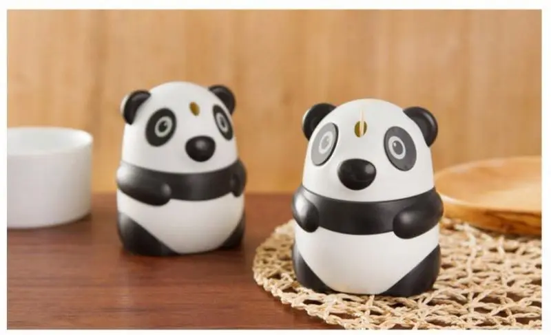 Free Shipping Cartoon Automatic Toothpick Holder Pocket Fashion Cute Panda Shaped Creative Box toothpick