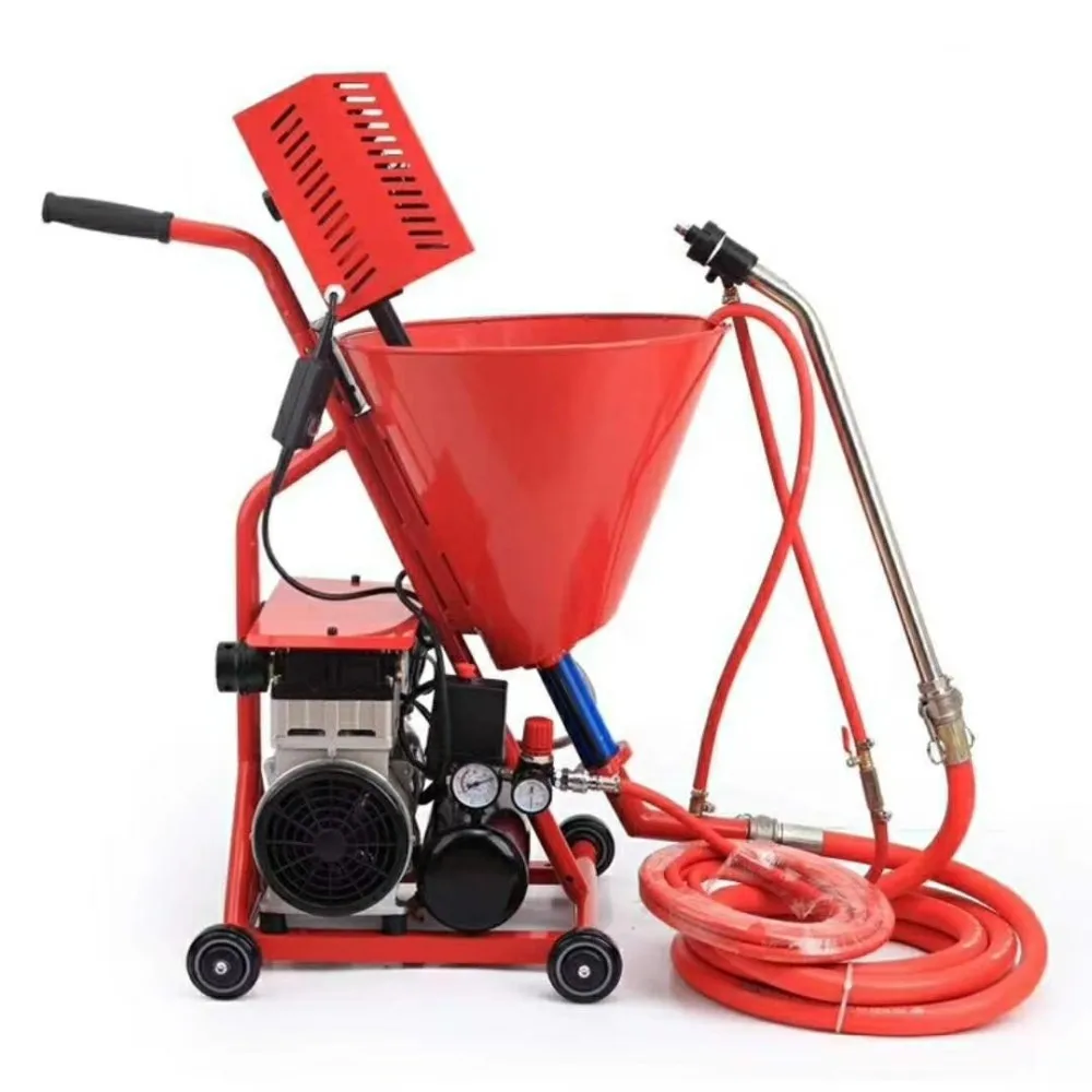 Professional electric plaster putty cement mortar wall plastering spray machine
