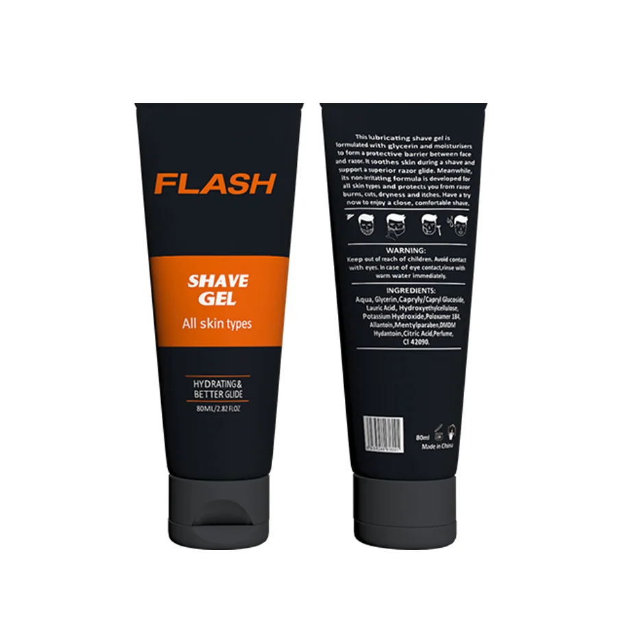 Private Label New Design 80 ml Natural Mens Wholesale Shaving Cream