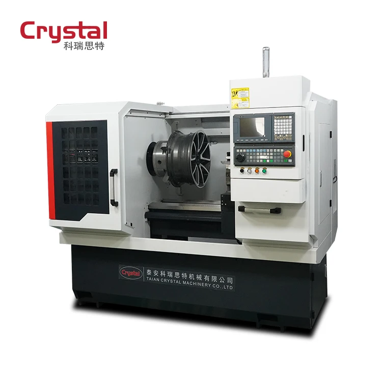 High-precision automatic rim repair lathe cnc alloy mag wheel diamond cutting refurbishment machine horizontal  AWR28H