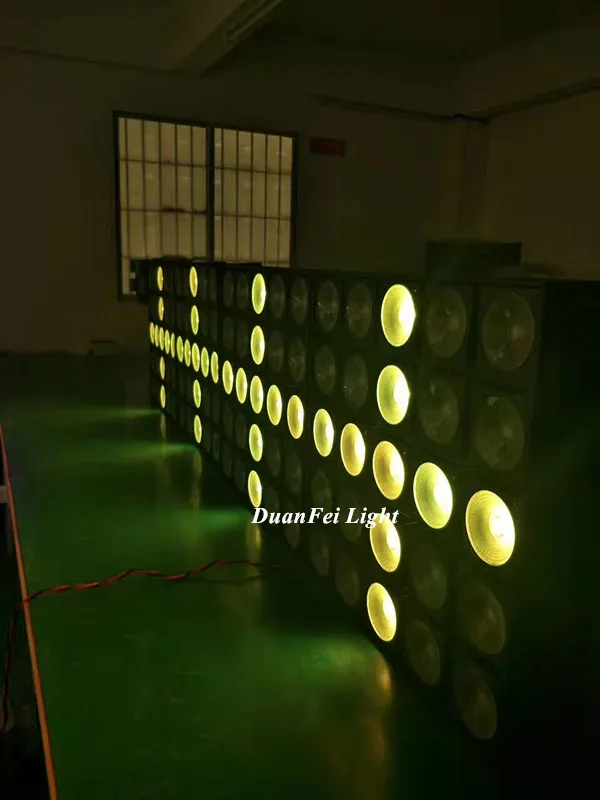 dj equipment stage cob led blinder light pixel dot lyre wash 25x30w rgb 3in1 led matrix light