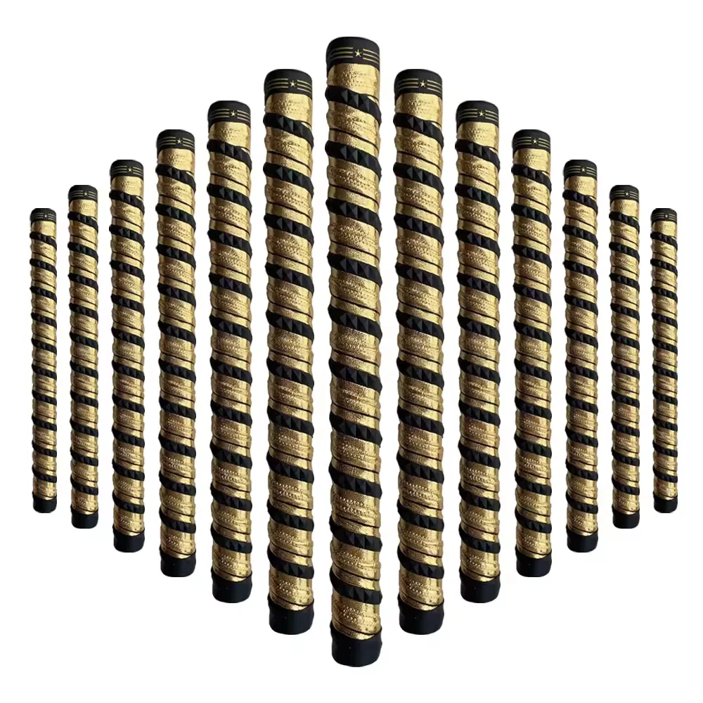 Customizable Logo and Color Park Golf Grip Anti-Slip Calfskin Leather Diamond Wrap Made from Durable PU Material